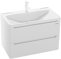 Grossman Тумба под раковину Адель 80 подвесная белая